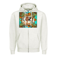 Oatmeal Heather cozy vibes tumbler Zipper Hoodie - BundleAndBundleShop