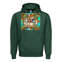 Sports Green cozy vibes tumbler Zipper Hoodie - BundleAndBundleShop