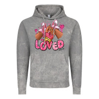 Cloud Rock loved valentine's day afro girl sneakers Vintage Hoodie - RanaPortraitStore