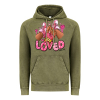 Vintage Olive loved valentine's day afro girl sneakers Vintage Hoodie - RanaPortraitStore