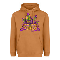Meerkat mardi gras carnival mask Heavyweight Hoodie - Jasminsmagicworld
