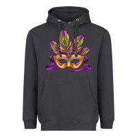 Smoke mardi gras carnival mask Heavyweight Hoodie - Jasminsmagicworld