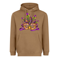 Toasted Coconut mardi gras carnival mask Heavyweight Hoodie - Jasminsmagicworld