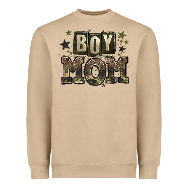 Boy Mom Heavyweight Sweatshirt by Zillion Design Studio | Teevron