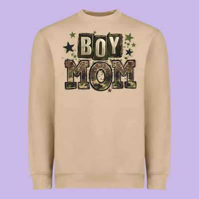 Boy Mom Heavyweight Sweatshirt Designed By Zillion Design Studio