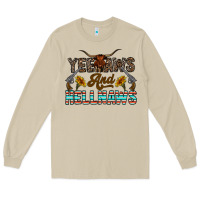 Mushroom yeehaws and hellnaws Long Sleeve Tee - CowhideDigitalArt
