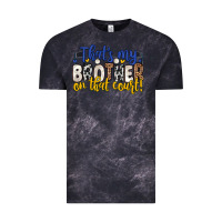 Cloud Black that s my brother on that court Vintage Tee - Zillion Design Studio