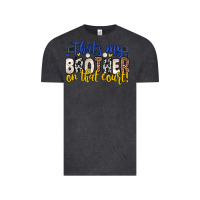 Vintage Black that s my brother on that court Vintage Tee - Zillion Design Studio