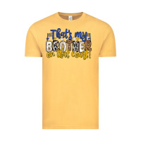 Vintage Mustard that s my brother on that court Vintage Tee - Zillion Design Studio