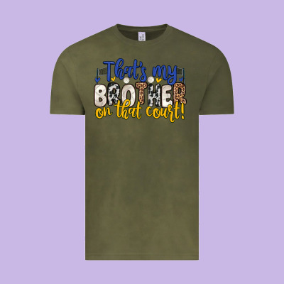 That S My Brother On That Court Vintage Tee Designed By Zillion Design Studio