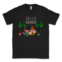 Black hello summer Classic Tee - CowhideDigitalArt