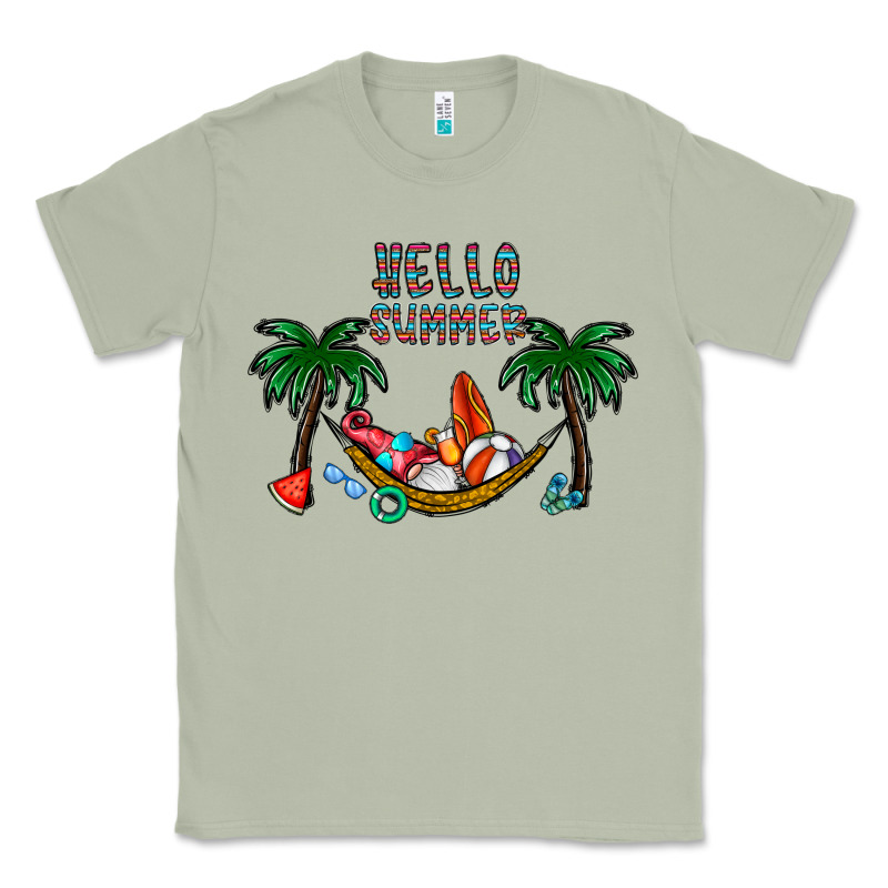 Hello Summer Classic Tee by CowhideDigitalArt | Teevron