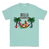Seafoam hello summer Classic Tee - CowhideDigitalArt
