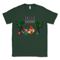 Sports Green hello summer Classic Tee - CowhideDigitalArt