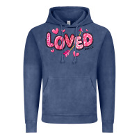 Vintage Denim loved valentines day Vintage Hoodie - RanaPortraitStore