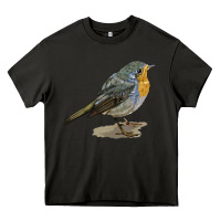 Asphalt yellow breast Heavy Core Tee - LillyAllenDesigns