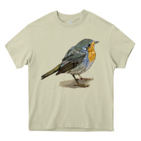 Mossy yellow breast Heavy Core Tee - LillyAllenDesigns