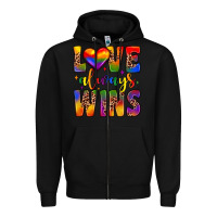 Black love always wins Zipper Hoodie - JahusDesignShop