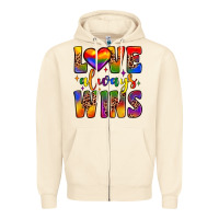 Sandshell love always wins Zipper Hoodie - JahusDesignShop