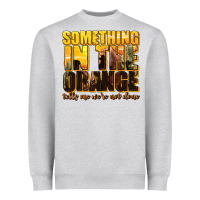 Heather Grey something in the orange western Heavyweight Sweatshirt - texasbilliewilder
