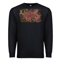 Black Camouflage Pink Leopard Background Premium Sweatshirt - Jasminsmagicworld
