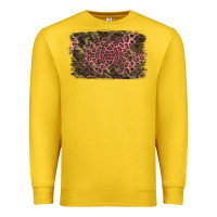 Lemon Camouflage Pink Leopard Background Premium Sweatshirt - Jasminsmagicworld