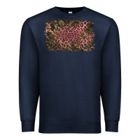 Navy Camouflage Pink Leopard Background Premium Sweatshirt - Jasminsmagicworld