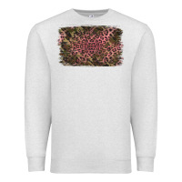 Camouflage Pink Leopard Background Premium Sweatshirt | Teevron