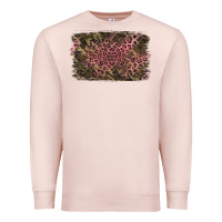 Pale Pink Camouflage Pink Leopard Background Premium Sweatshirt - Jasminsmagicworld