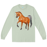 Matcha horse Long Sleeve Tee - FaDigitalArtStudio