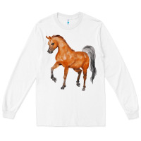 White horse Long Sleeve Tee - FaDigitalArtStudio