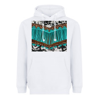 White western cowhide leopard turquoise fringed Heavyweight Hoodie - BarkalooDesign