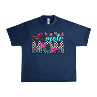 Navy moto mom Urban Heavy Tee - texasbilliewilder