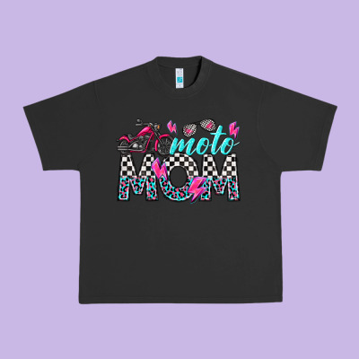 Moto Mom Urban Heavy Tee Designed By Texasbilliewilder