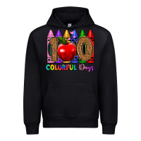 Black 100 colorful day s Urban Hoodie - Artiststas
