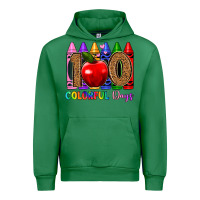 Emerald 100 colorful day s Urban Hoodie - Artiststas