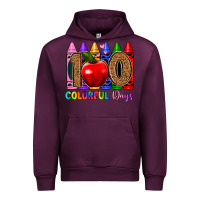 Mauve Wine 100 colorful day s Urban Hoodie - Artiststas