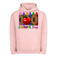 Pigment Salmon 100 colorful day s Urban Hoodie - Artiststas