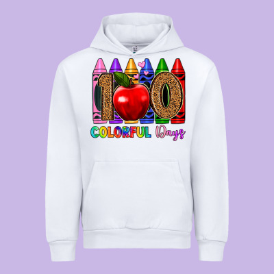 100 Colorful Day S Urban Hoodie Designed By Artiststas