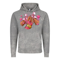 Cloud Rock valentines day afro girl sneakers Vintage Hoodie - RanaPortraitStore
