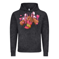 Valentines Day Afro Girl Sneakers Vintage Hoodie | Teevron