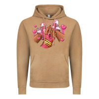 Vintage Camel valentines day afro girl sneakers Vintage Hoodie - RanaPortraitStore