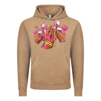 Vintage Coffee valentines day afro girl sneakers Vintage Hoodie - RanaPortraitStore