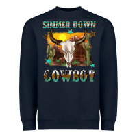 Navy simmer down cowboy Heavyweight Sweatshirt - texasbilliewilder