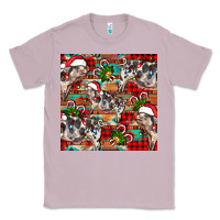 Lilac christmas pig  aztec Classic Tee - FaDigitalArtStudio