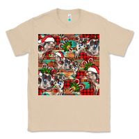 Mushroom christmas pig  aztec Classic Tee - FaDigitalArtStudio