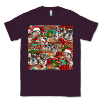 Plum christmas pig  aztec Classic Tee - FaDigitalArtStudio