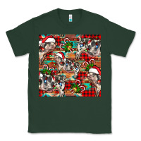 Sports Green christmas pig  aztec Classic Tee - FaDigitalArtStudio