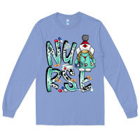 Colony Blue nurse Long Sleeve Tee - RacoonDesign