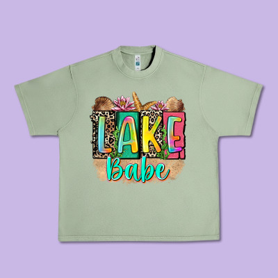 Lake Babe Urban Heavy Tee Designed By Zillion Design Studio